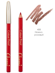 Фотография Charme Карандаш для губ • Colour Proof • CH/P/L-408 • Нежно-розовый