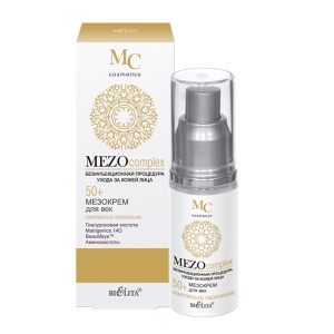 Фотография Белита MEZOcomplex • Мезокрем для век 50+ Комплексное омоложение 30мл
