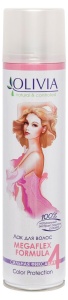 OLIVIA Лак для волос 250мл сильной фиксации Родиола   №404
