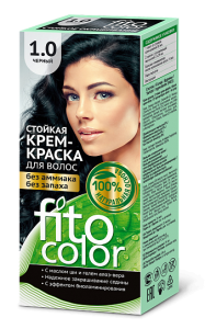 Фотография Фитокосметик Стойкая Крем-Краска для волос  • Fitocolor •  тон Черный 115мл • арт.4820