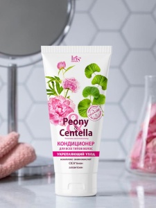 Фотография Iris Кондиционер для всех типов волос • Укрепляющий • Peony & Centella • 180мл
