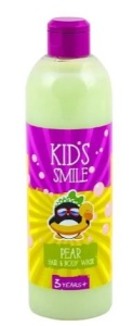 Фотография Шампунь и Гель для душа • 2-в-1 • Kids Smile • Груша • 500гр