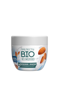 Фотография Прелесть БИО Бальзам-маска для повреждённых сухих волос • Миндальное Молочко • Био • 250мл