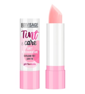 Фотография LuxVisage Бальзам-тинт для губ • тон 02 Peach Tint & care pH formula • цвет и увлажнение • 3,9гр • Арт.611