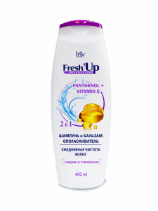 Iris FRESH' UP Шампунь и Бальзам-Ополаскиватель 2 в1 ЕЖЕДНЕВНАЯ ЧИСТОТА ВОЛОС, 400мл