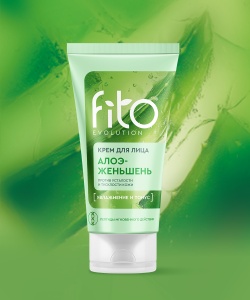 ФИТОКОСМЕТИК Fito Evolution Крем для лица АЛОЭ и ЖЕНЬШЕНЬ, 50 мл  Арт.8918