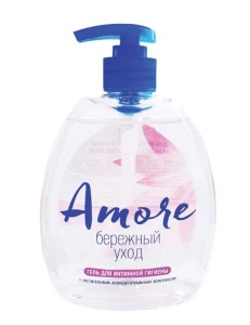 Фотография Romax Гель для интимной гигиены • Amore • Бережный Уход • 500гр
