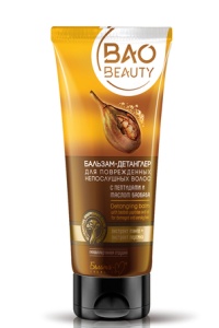 Фотография Белита-М Baobeauty • БАЛЬЗАМ-ДЕТАНГЛЕР для поврежденных и непослушных волос с пептидами и маслом баобаба, 200г
