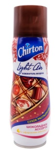 Фотография Chirton Освежитель воздуха аэрозольный • Cухое распыление • Шоколадное Ассорти • 300 мл.