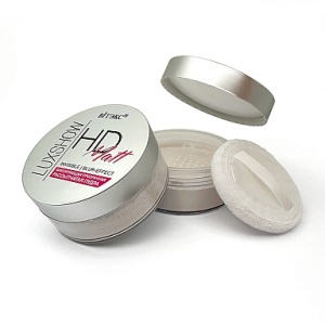 ВИТЭКС LUXSHOW Пудра рассыпчатая Фиксирующая прозрачная HD MATT Матирование+ BLUR-эффект, 12 г