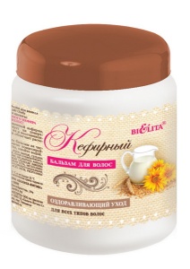 Фотография Белита Бальзам КЕФИРНЫЙ для волос • 450мл