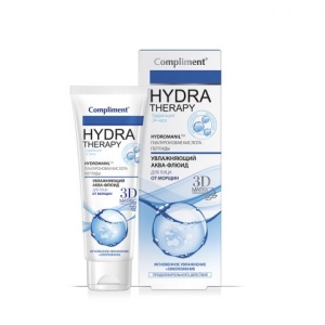 Фотография Compliment HYDRA THERAPY АКВА-флюид для лица от морщин 50мл • арт.875689
