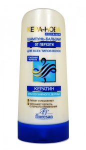 Флоресан Кера-Нова ШАМПУНЬ-БАЛЬЗАМ от перхоти, 400мл/10шт. арт.Ф-202