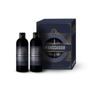 Compliment ПН№1120 Q.P.Ambassador Dark (шампунь д/волос 250мл + гель д/душа 250мл)/10шт, арт.873814