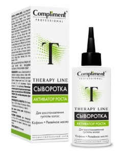 Compliment PROFESSIONAL THERAPY LINE Сыворотка для РОСТА и ВОССТАНОВЛЕНИЯ ГУСТОТЫ  ВОЛОС 100мл. арт.