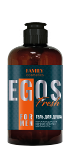 FAMILY COSMETICS EGOS for men Гель для душа FRESH, 470мл арт.EGOS-24