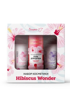 Фотография  Белита-М Подарочный набор HIBISCUS WONDER (Гель для душа с экстрактом Гибискуса 200г+Питательный Крем для рук75г + Смягчающий Крем для ног против сухости. трещин и натоптышей75г)