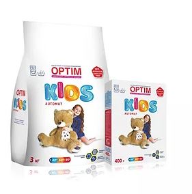 Фотография Бархим ДЕТСКИЙ • Порошок стиральный •  OPTIM KIDS AUTOMAT • Универсальный • 400г