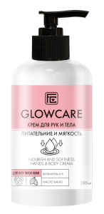 Фотография Family Cosmetics Крем для рук и тела • Питание И Мягкость • Glow Care • 285мл • Арт.Gc-10616