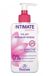Фотография Флоресан Intimate • Деликатный ГЕЛЬ для интимной гигиены SENSITIVE, 250мл • арт.Ф-270