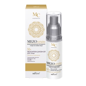 Фотография Белита MEZOcomplex • Мезокрем дневной для лица 50+ Комплексное омоложение 50мл