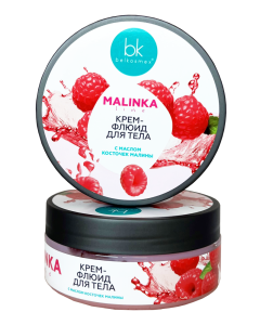 Фотография  BELKOSMEX MALINKA Line Крем-флюид  для тела с маслом косточек Малины, 160г
