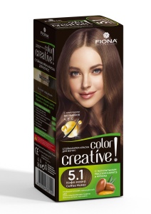 Fiona Creative color тон 5.1 Кофе мокко краска для волос