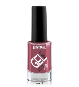LUX visage ЛАК д/ногтей GEL finish тон 14 (розовый)/9г/6шт, арт.К224