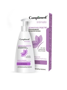 Фотография Compliment INTIMATE Средство Деликатное для ежедневной интимной гигиены 250мл • арт.913775