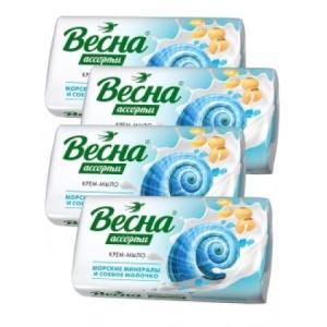 Фотография ЭФКО Косметик Крем-мыло FRESH 4х75гр • МОРСКИЕ МИНЕРАЛЫ • арт.80822