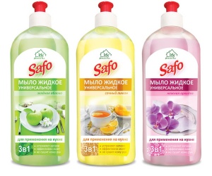 Фотография Iris SAFO Жидкое мыло Универсальное "Сочный лимон" • 500 мл