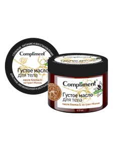 Compliment ECO BEST Густое МАСЛО д/тела масло ХЛОПКА & экстракт МОНОИ, 400мл/8шт, арт.911238