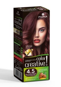 Фотография Fiona Creative color • тон 4.5 Кристальный гранат