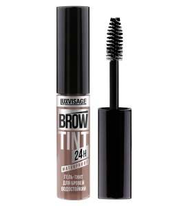 LUXVISAGE Гель-Тинт для бровей водостойкий тон 102 SOFT BROWN LUXVISAGE BROW TINT  24H, 5г, арт.К411