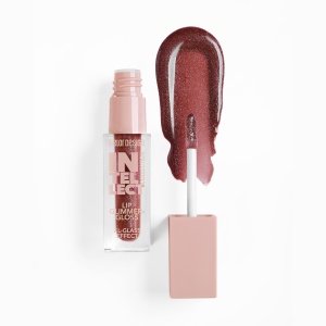 Фотография  BelorDesign Блеск-Глиммер для губ INTELLEKT тон 103 Шоколад 5 г