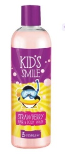 Картинка Шампунь и Гель для душа • 2-в-1 • Kids Smile • Клубника • 500гр  Фотография Шампунь и Гель для душа • 2-в-1 • Kids Smile • Клубника • 500гр