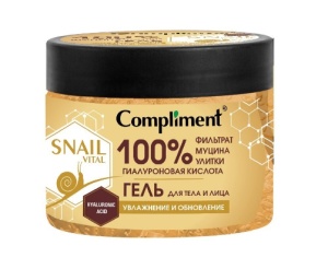 Compliment  SNAIL VITAL Гель для тела и лица Увлажнение и обновление 400мл/8шт арт.642099