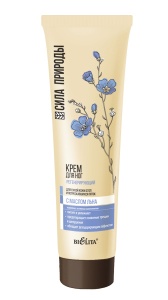 Фотография Белита Сила природы •  Крем для НОГ РЕГЕНЕРИРУЮЩИЙ с маслом льна для сухой кожи стоп и потрескавшихся пяток, туба • 100мл.