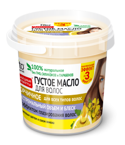 ФИТОКОСМЕТИКА Густое МАСЛО для волос 155мл ГОРЧИЧНОЕ банка/12шт Арт.4731 НАРОДНЫЕ РЕЦЕПТЫ