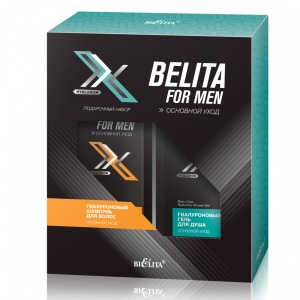 Фотография Белита Подарочный набор "BELITA FOR MEN. Основной уход" (шампунь+гель)