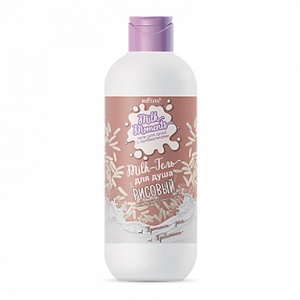 БЕЛИТА Milk moments MILK-Гель для душа с пробиотиком РИСОВЫЙ, 400мл