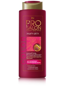 Фотография Iris PROsalon • Шампунь-кондиционер • ЗАЩИТА ЦВЕТА • 400мл