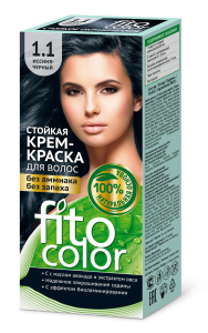 Фотография Фитокосметик Стойкая Крем-Краска для волос • Fitocolor • тон Иссиня черный 115мл • арт.4839