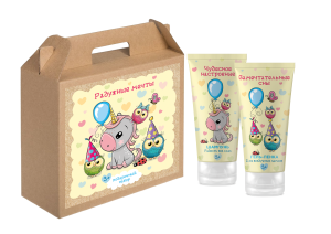 Фотография Family Cosmetics Подарочный Набор • Детский 3+ • Радужные Мечты • Шампунь радости без слёз 150мл +Гель-пенка для воздушных замков 150мл • арт.FPN-10463