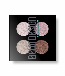 BelorDesign Тени компактные Delicate 4-х цветная сборка №40 розово-коричневая 5,1 г
