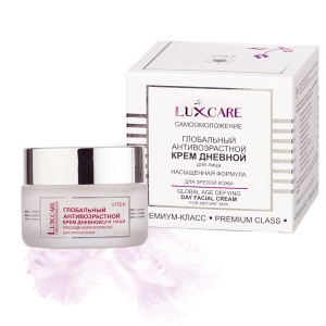 Фотография Витекс LUX CARE • Глобальный антивозр КРЕМ ДНЕВНОЙ для лица насыщенная формула для зрелой кожи 45мл, код 25 03