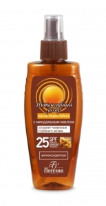 Фотография Флоресан Защита от солнца • МАСЛО водостойкое "ИНТЕНСИВНЫЙ ЗАГАР" SPF 25, 150мл • арт.Ф-119