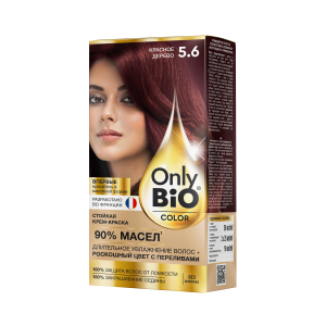 Арт.GB-8030 ФИТОКОСМЕТИК Стойкая крем-краска Only Bio COLOR Тон 5.6 Красное Дерево, 115мл