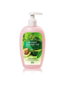 Iris  Aroma Line Крем-пенка для интим. гигиены АВОКАДО и ЗЕЛЕННЫЙ ЧАЙ 300мл/12шт