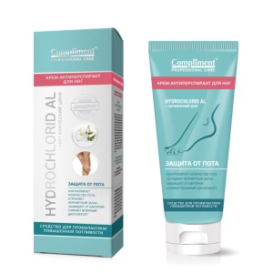Фотография Compliment PROFESSIONAL CARE Крем-антиперспирант для ног, 80мл • арт.874729
